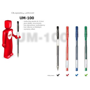 Długopis UNI UM-100 SIGNO żelowy - różne kolory