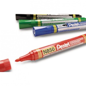 Marker PENTEL N850 permanentny okrągły - różne kolory